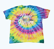 Load image into Gallery viewer, Dope Flavors Glow in the Dark Tie Dye T-Shirt

